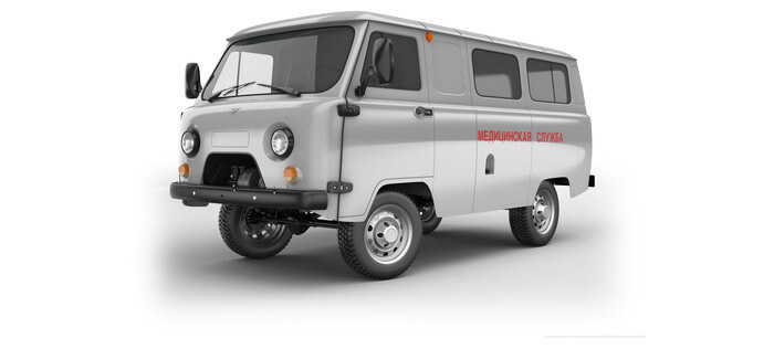 УАЗ Санитарный фургон 2.7 5MT (112 л.с.) 396295-520