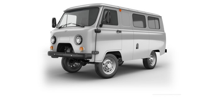 УАЗ Остекленный фургон 2.7 5MT (112 л. с.) Стандарт с БДИФ 562-05