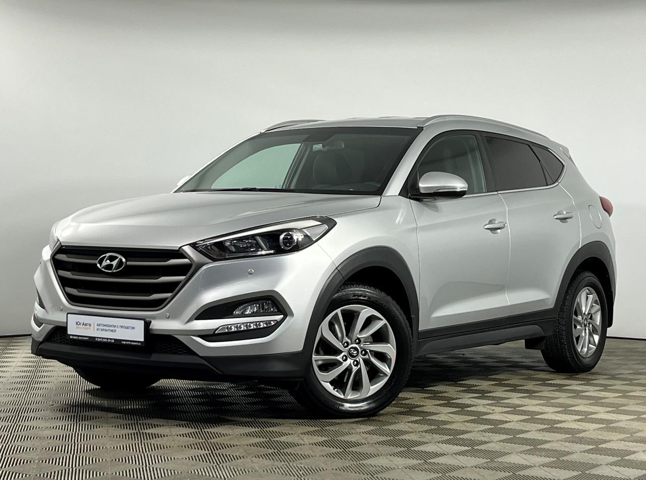 Купить б/у Hyundai Tucson 2017 по цене 2 025 500 руб в Юг-Авто. Пробег 155  822 км 2.0(149) MPi - 6AT - 2WD Серебристый